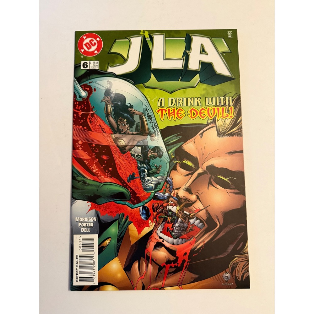 DC JLA Justice League of America 6 1997 Grant Morrison Howard Porter Neron